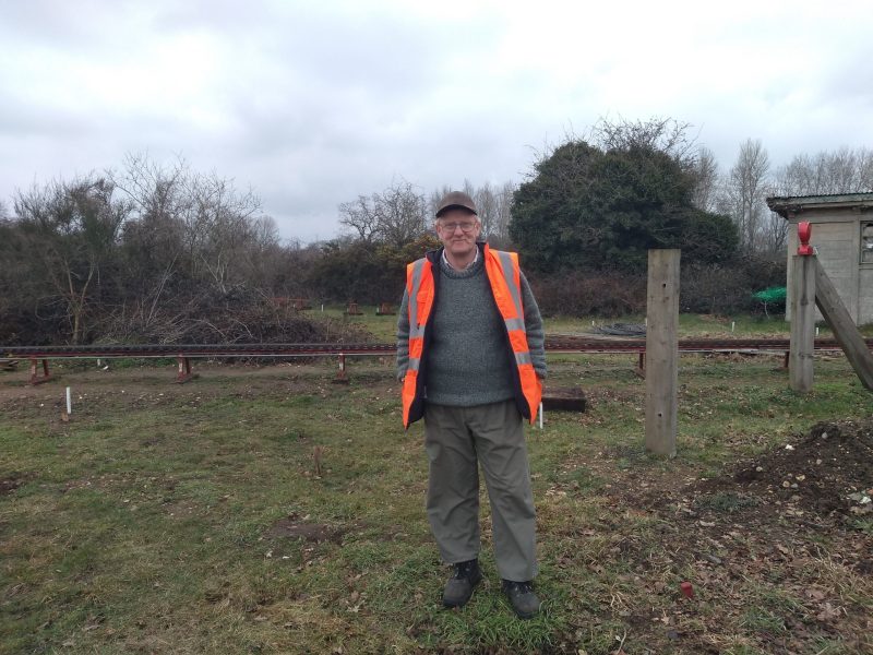 Gordon Ford - Chairman of the North Norfolk Model Engineering Club